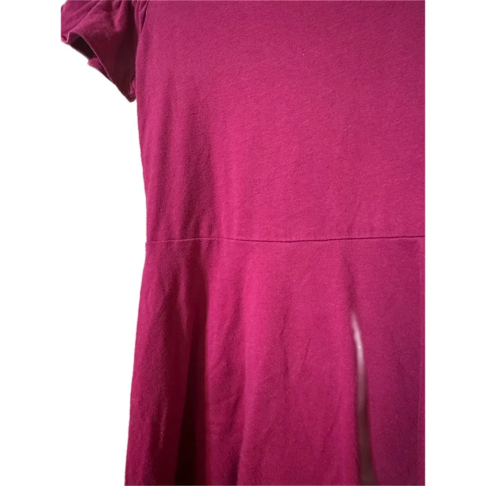 The Children's Place Skater‎ Dress Kids M 7/8 Magenta Excellent Cold Shoulder